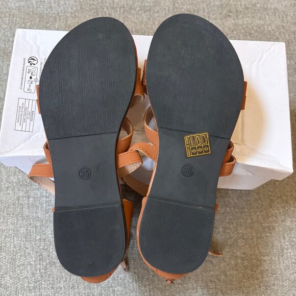 SHEIN - Roman Style Flat Beach Sandals - Women's Size 5.5 US - Picture 4 of 4